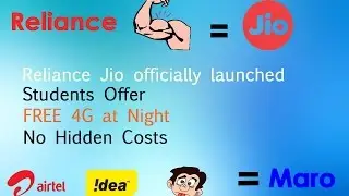 Reliance Jio Officially Launched. Unlimited FREE 4G? Plans? Policies? (ALL YOU NEED TO KNOW).