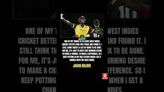 Jason Holder Still thinks West Indies can be the great team again #jasonholder #westindiancricket