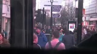 Manchester Metrolink. Cross City 1 Line. Cab Ride. 11/12/13