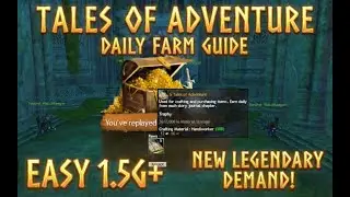 EASY 2 Gold in 5 Mins! 💰 Fastest Daily Story Farm (Tales of Adventure Guide) GW2
