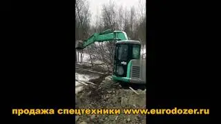 Кобелко надежный и беспроблемный / Mini excavator KOBELCO SK 75