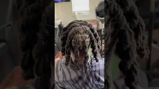 This loc style 😍 #locs #locstyles #dreads #shorts #atlanta