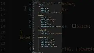 How To Make Sticky Navigation Bar Using HTML & CSS 