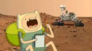 Finn the Human Screams on Mars