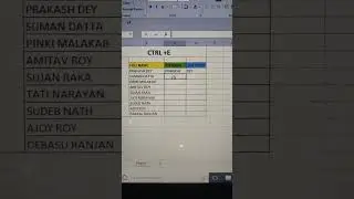 Excel shortcut Tricks Ctrl + E new formula for easy method