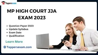 MP HIGH COURT JJA Question Paper 2023, Update Syllabus, Exam Date, Qualification, Exam Pattern