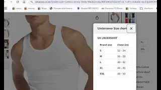 Adding Amazon size chart by flat file