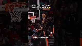 Rockets vs Spurs was INTENSE #spurs #houstonrockets #nba #nbahighlights #basketball #hoops #espn