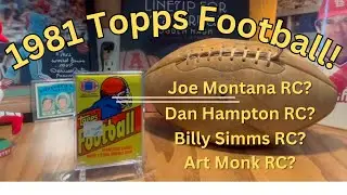 Can We Pull a Joe Montana RC? Searching through a 1981 Topps Football Pack!