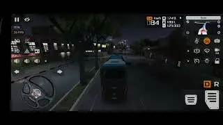 Night Driving Bus High Speed #video #bussid