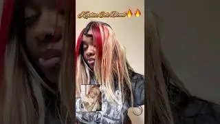 Keyshia Cola Blended🔥Middle Part Quick Weave Tutorial | Mix Red Highlight Color Ft.#ulahair