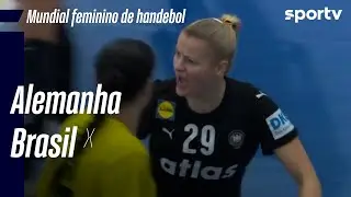 ALEMANHA 30 X 23 BRASIL | GOLS | QUARTAS DE FINAL | MUNDIAL FEMININO DE HANDEBOL 2025 | sportv