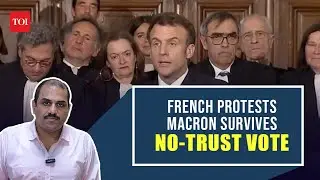 Pension reforms in France | Emmanuel Macron survives no-confidence vote, protests continue