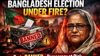 EXILED LEADER HASINA DENOUNCES UPCOMING BANGLADESH ELECTION AFTER PARTY BAN | By Ayush Gautam 