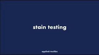 stain testing