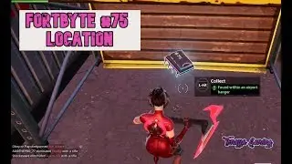 Fortbyte #75  Location found within an airport hanger Fortnite Season 9