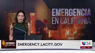 🔴En Vivo: Emergencia en California, autoridades actualizan lo último sobre incendios devastadores