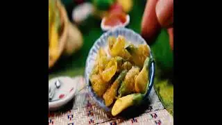 Shorts miniature food cooking Sesbania flower tempura Shorts tiny food real cooking - mini comida