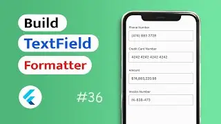 How to create a Formatted TextField in Flutter App? (Android & IOS)