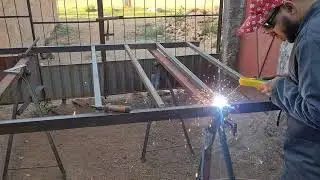 How to make an iron bed. Step by step. 1 كيفية عمل السرير النوم حديد . خطوة بخطوة  1