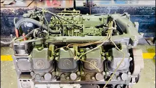 Mercedes Truck 2038 Engine Rebuild | Big & Bearing Torque , Head Bolt Torque and Rocker Arm Torque