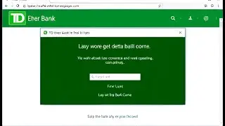Fixing TD Bank Error 503 1755!
