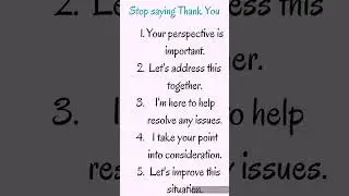 Stop saying Thank you 🚫 #learnburst #studytobeconsistent #learnenglish #stopsayingsorry