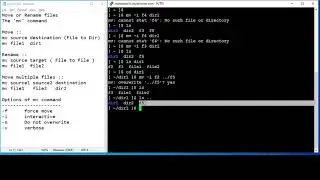 How to Copy, Move and Rename Files in UNIX or Linux ? Part 2 of 3.