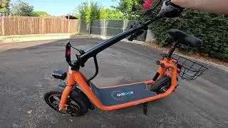 Electric Scooter With Seat   GYROOR C1 Review