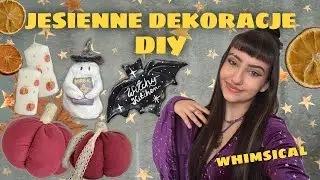 6 POMYSŁÓW NA JESIENNE DIY 🔮🐈‍⬛ DEKOROWANIE POKOJU ✨