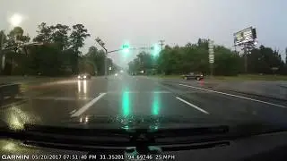Garmin Dash Cam 45 - View In The Rain