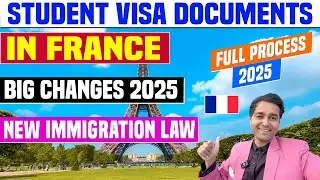 France Student Visa Documents Big Update | SOP, Funds, Flight | Study in France| New Immigration Law