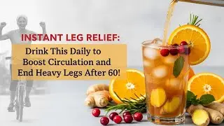 INSTANT LEG RELIEF: Drink This Daily to Boost Circulation and End Heavy Legs After 60!