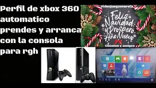 arrancar con perfil en la xbox 360 rgh facil y sencillo #xbox360 #xbox #games #gaming #retro #gamer