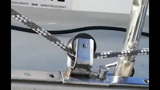 Genoa Car. Sailboat sheave block fix.