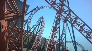 Copperhead Strike - Carowinds - Front Row (4K HD POV) - March 2024