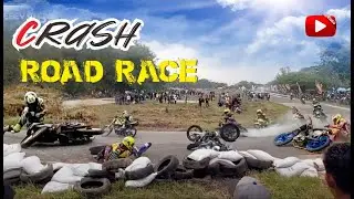 ROAD RACE CRASH COMPILATION || THE RACER'S FALL INCIDENTS