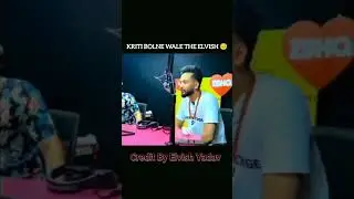 Elvish Yadav Kirti Mehra love Cute Moment ❤️ || Elvish Yadav Liye Kirti Ka Name #elvishyadav #viral