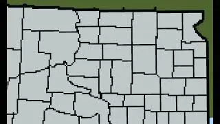 US Counties Map - South Dakota [Minecraft]