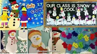 DIY 75 Best winter themed class decoration ideas / bulletin board preschool decorations ides