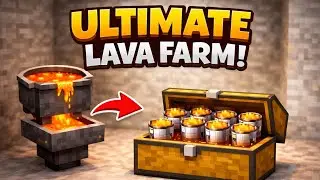 Unlimited Lava Farm | Minecraft Survival