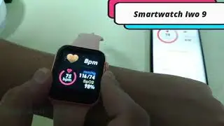 Relogio Smartwatch Iwo 9 + Pulseira Milanese Pel&iacute;cula