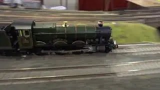 B.M.Rly.S: The BACHMANN is, No.6990 &lsquo;Witherslack Hall&rsquo;, was running on OO Gauge Layout. (V14)