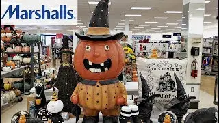 SHOP WITH ME! MARSHALLS HALLOWEEN FALL DECOR 2018