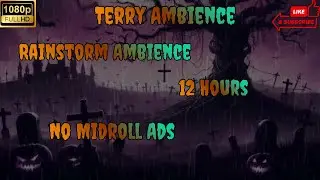 12 Hours Purple Graveyard Rainstorm Ambience