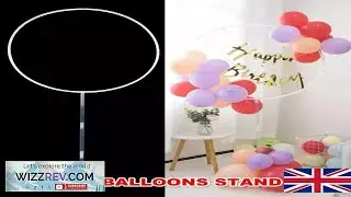 Round Balloon Arch Set Column Stand Base Frame Kit Wedding Birthday Party