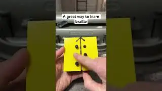 Braille Swing Cell #blind #learn #braille