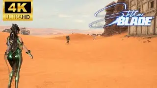 Stellar Blade | free roam combat | PS5 4k