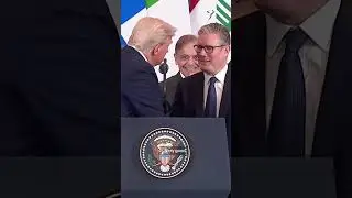 'Very nice you are here' says Trump to Starmer