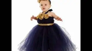 Latest partywear dresses for baby girls /unique gowns design for kids 2018-2019